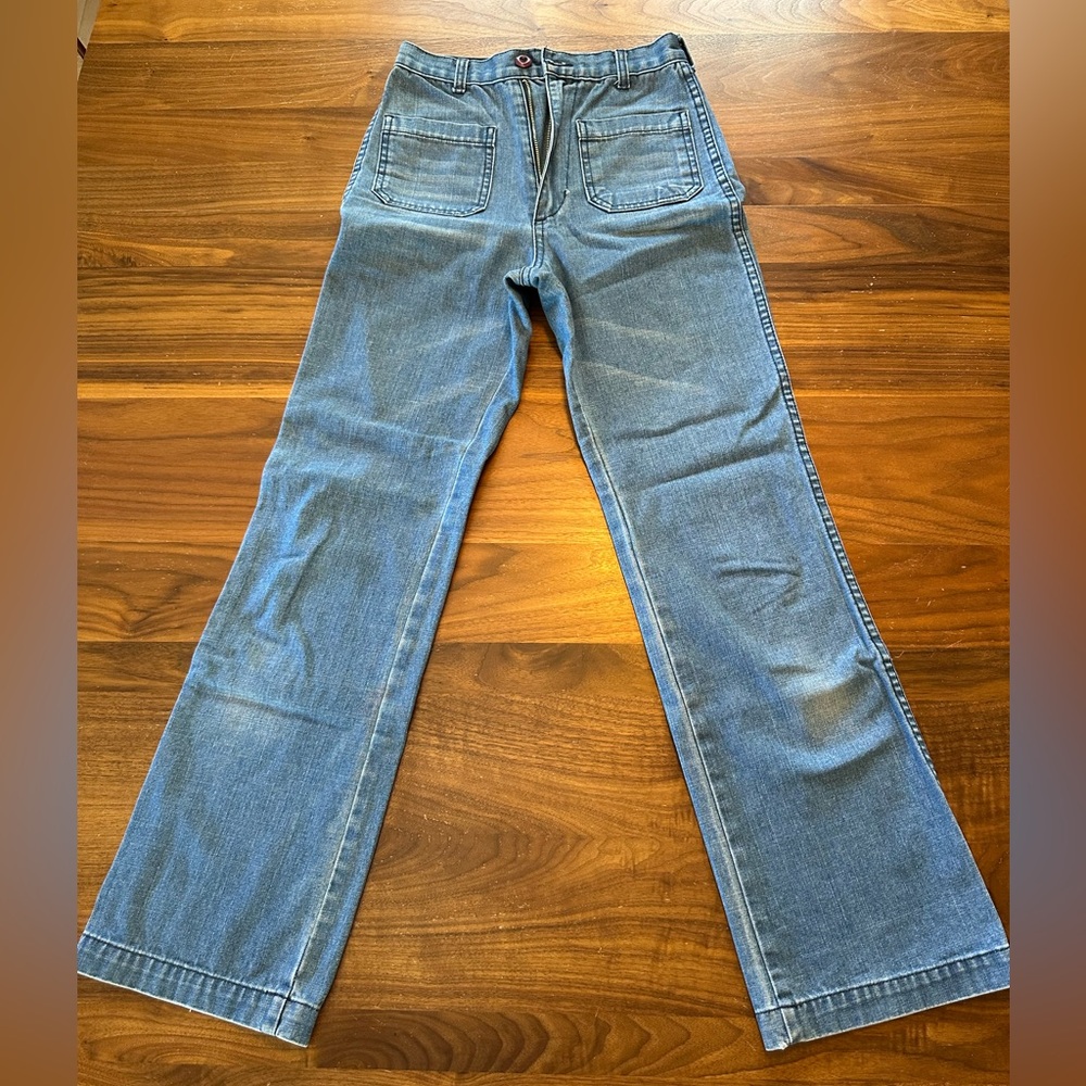 DÔEN Blue Denim Jeans 100% Cotton Size 24